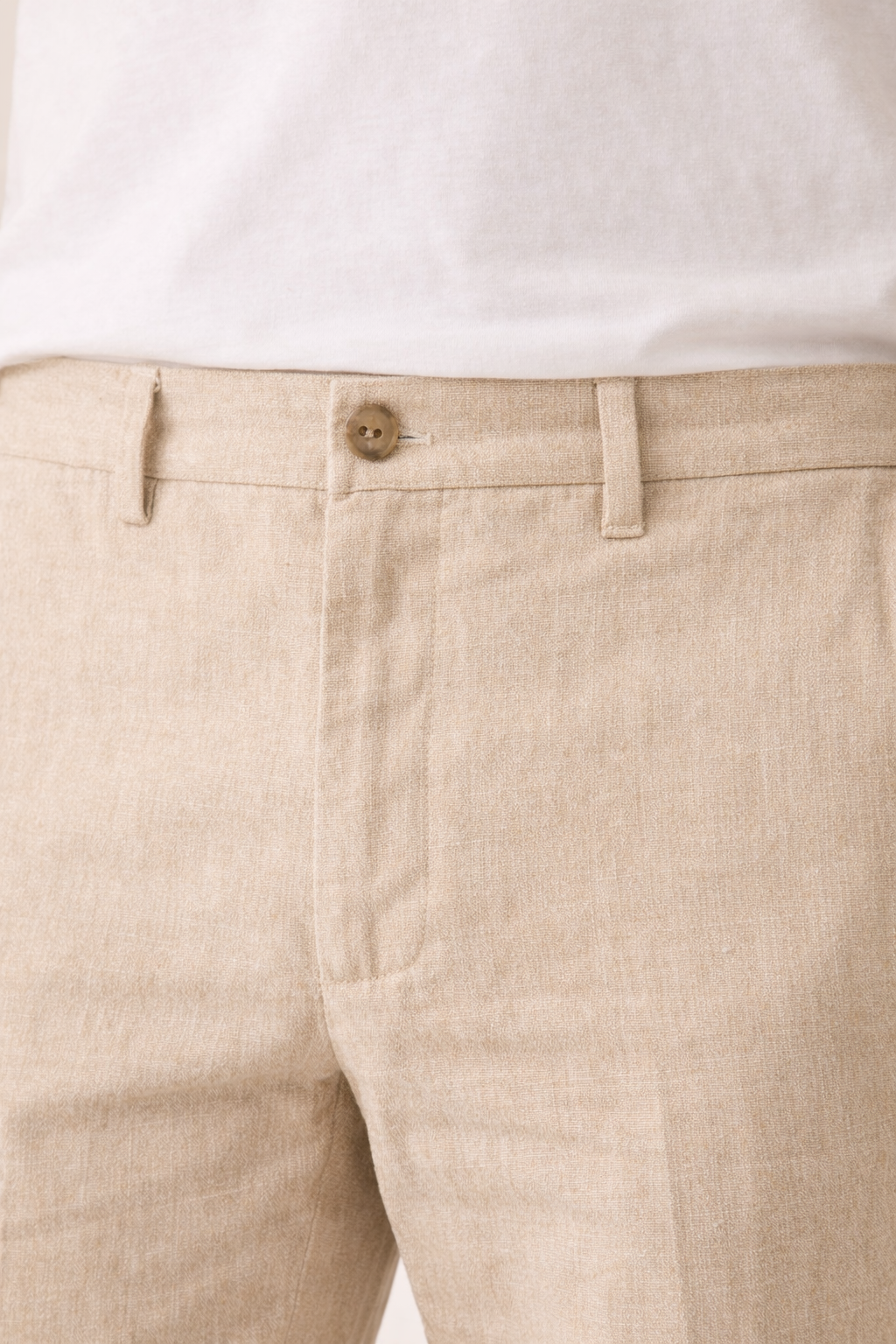 The Dune - Linen Trousers Beige