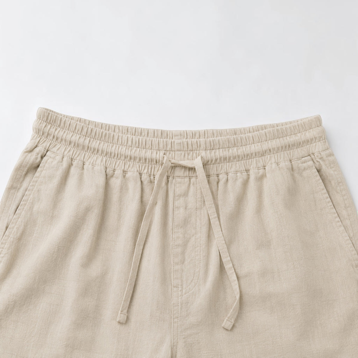 Mu Linen Trousers - Beige