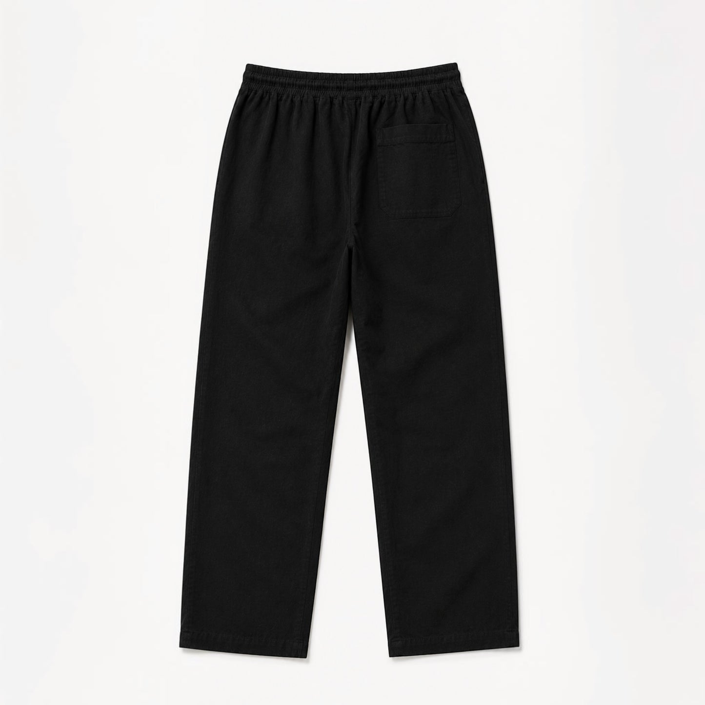 Mu Linen Trousers - Black