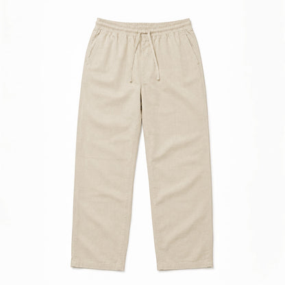 Mu Linen Trousers - Beige