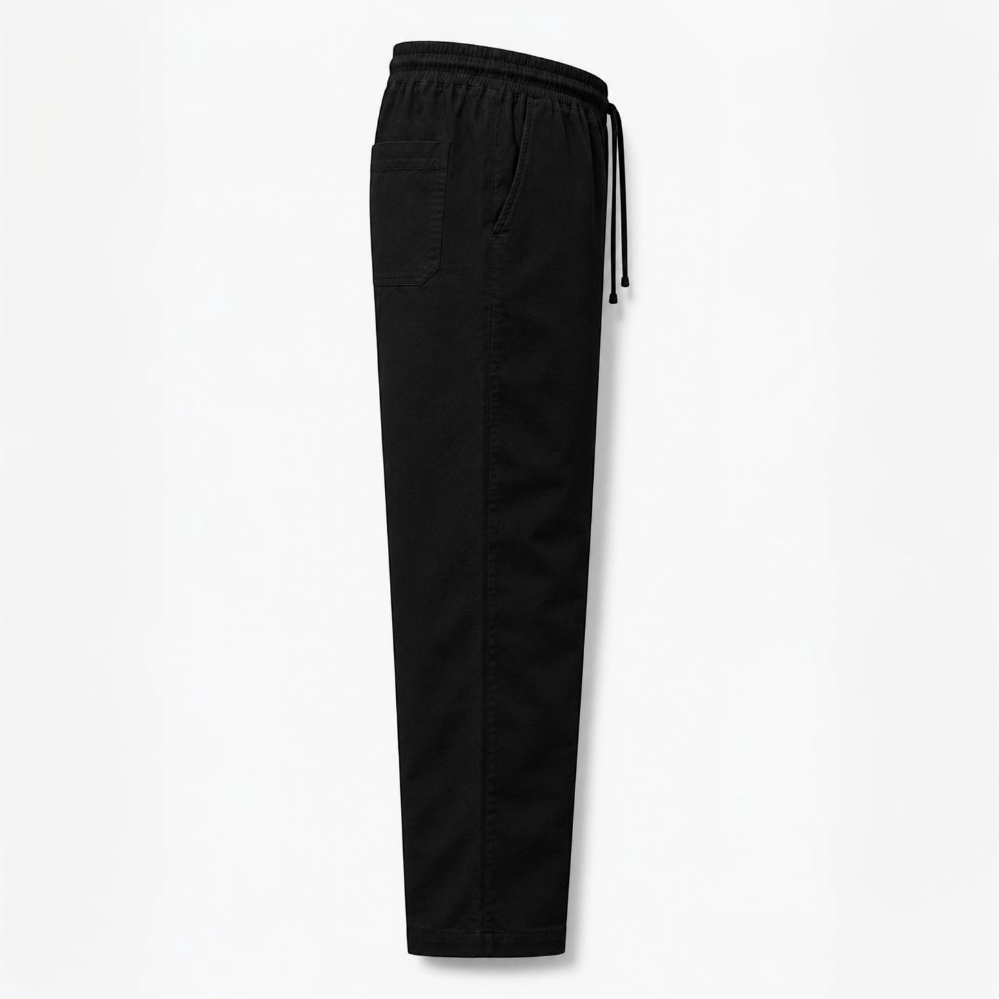 Mu  Linen Trousers - Black