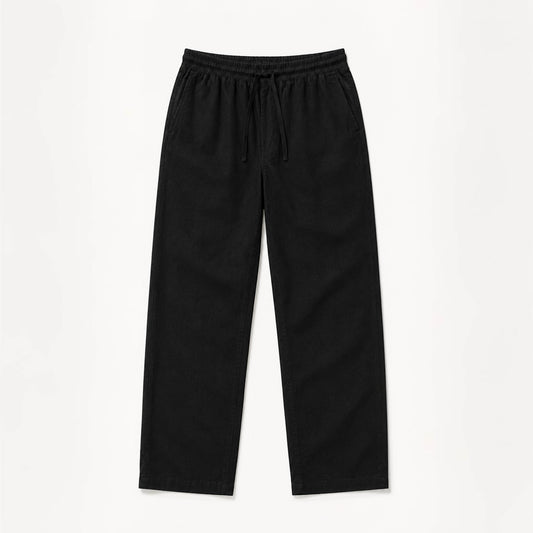 Mu  Linen Trousers - Black