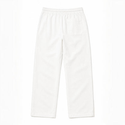 Mu Linen Trousers - White