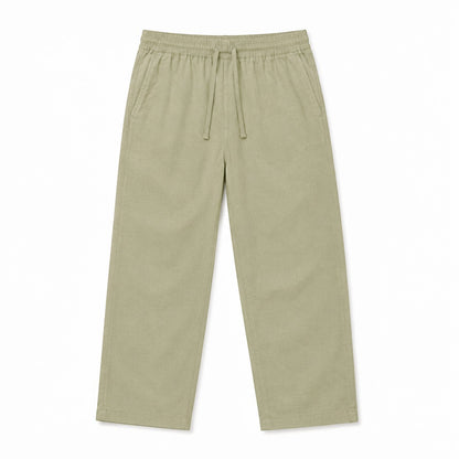Mu Linen Trousers - Olive