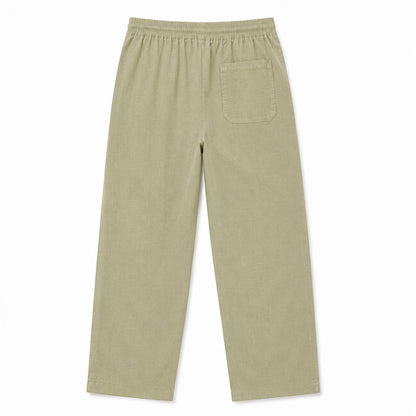 Mu Linen Trousers - Olive