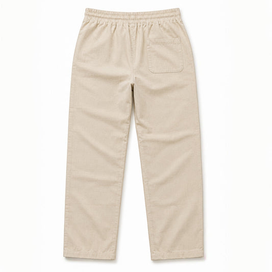 Mu Linen Trousers - Beige