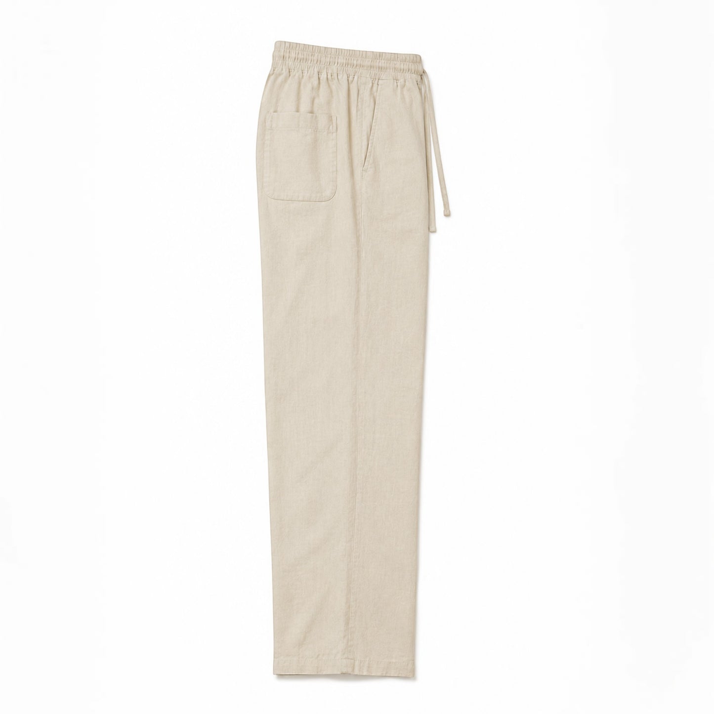 Mu Linen Trousers - Beige