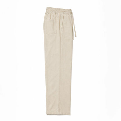 Mu Linen Trousers - Beige