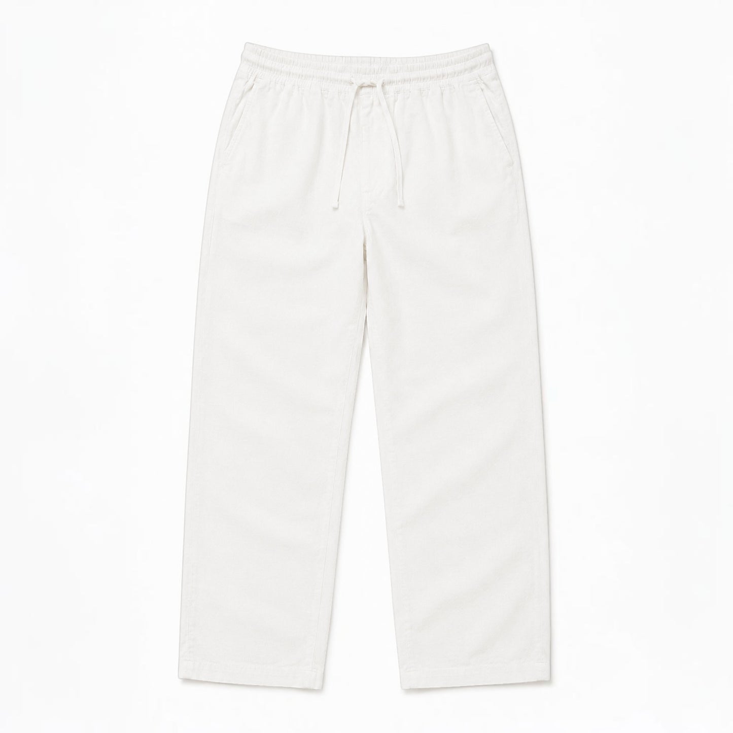 Mu Linen Trousers - White