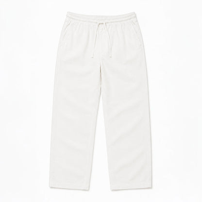 Mu Linen Trousers - White