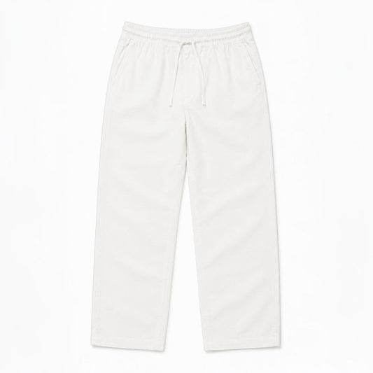 Mu Linen Trousers - White