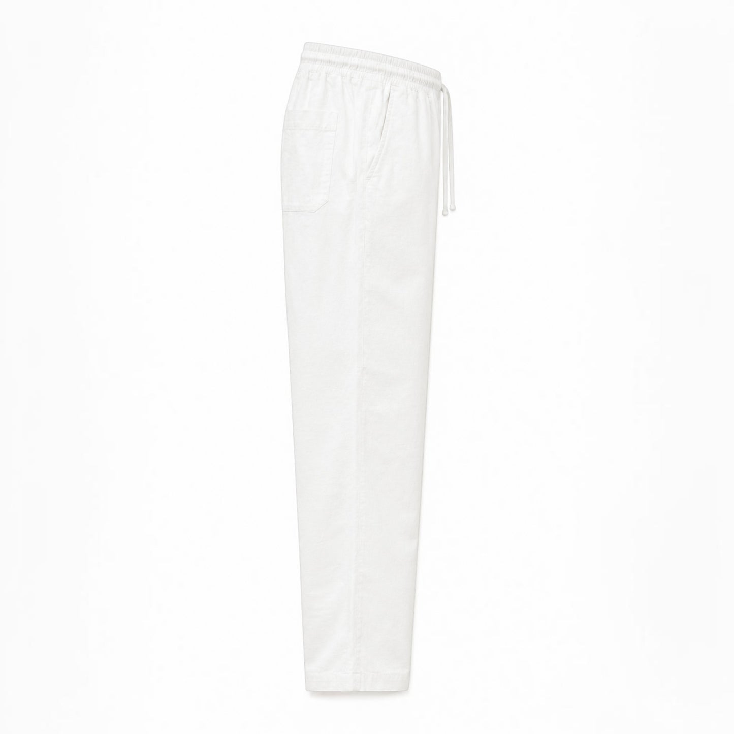 Mu Linen Trousers - White