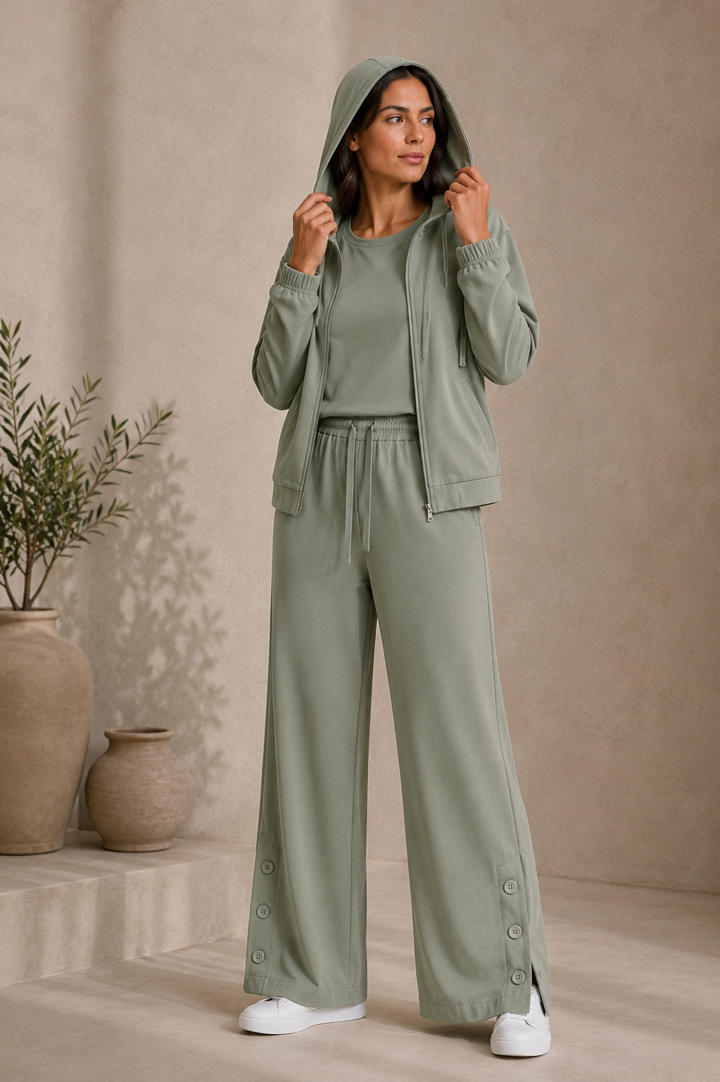 Mu Women's Set - Army