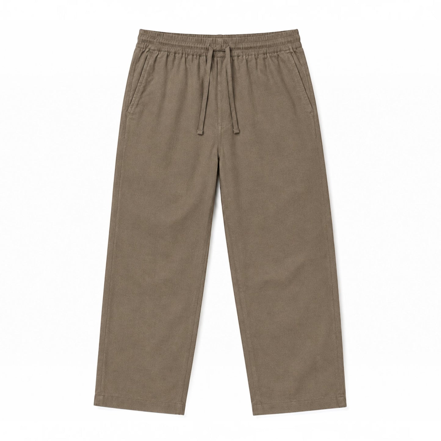 Mu Linen Trousers - Olive