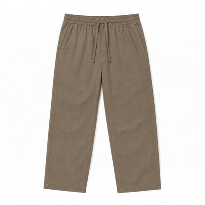 Mu Linen Trousers - Olive