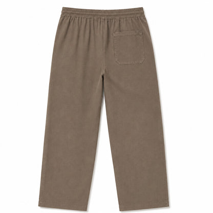 Mu Linen Trousers - Olive